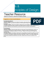 Elements & Principles of Design: Teacher Resource