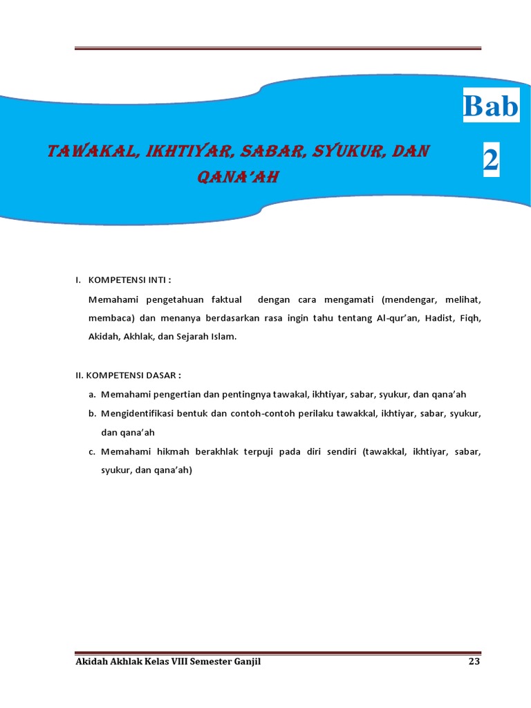 Pengertian Qana Ah