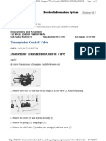 Disassemble Transmission Control Valve