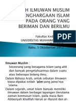 Sejarah Ilmuwan Muslim Dan Penghargaan Islam Pada Orang