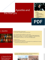 Chapter 1: Apostles and The Martyrs: THEO 300