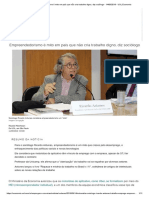 Empreendedorismo é Mito Em País Que Não Cria Trabalho Digno, Diz Sociólogo - 14-09-2019 - UOL Economia