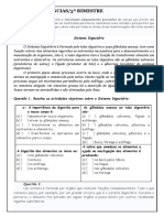 Sistemas Digestório e Respiratório: estruturas e funções