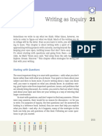 21 Writing As Inquiry: Starting With Questions