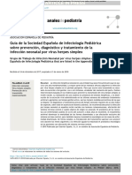 Virus Herpes Simplex Neonatal Infecto Pediátrica