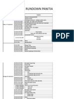 Rundown Panitia ILMU