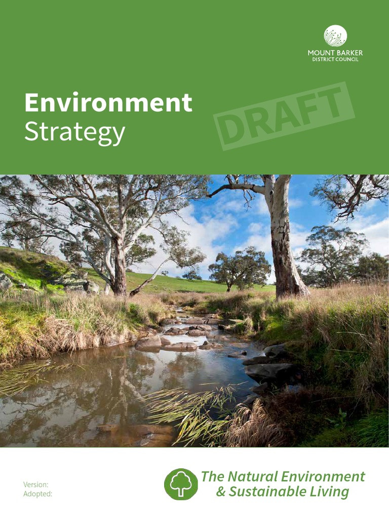 Mount Barker Environment Strategy 2023 | PDF | Low Carbon Economy ...
