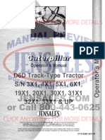 Caterpillar d6d Crawler Operators Manual CT o d6d 3x1 Up