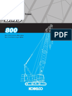 Hydraulic Crawler Crane: Model: BMS800