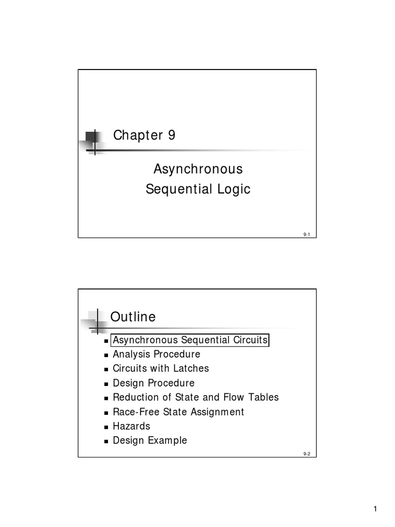 Asynchronous Sequential Logic PDF | PDF | Teaching Methods & Materials ...