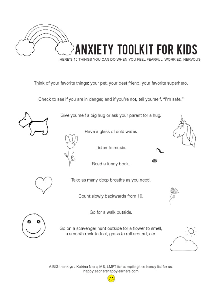 Anxiety Relief Tips for Kids | PDF | Wellness