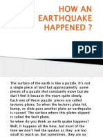 How An Earthquake Happened