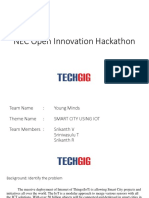 NEC Open Innovation Hackathon