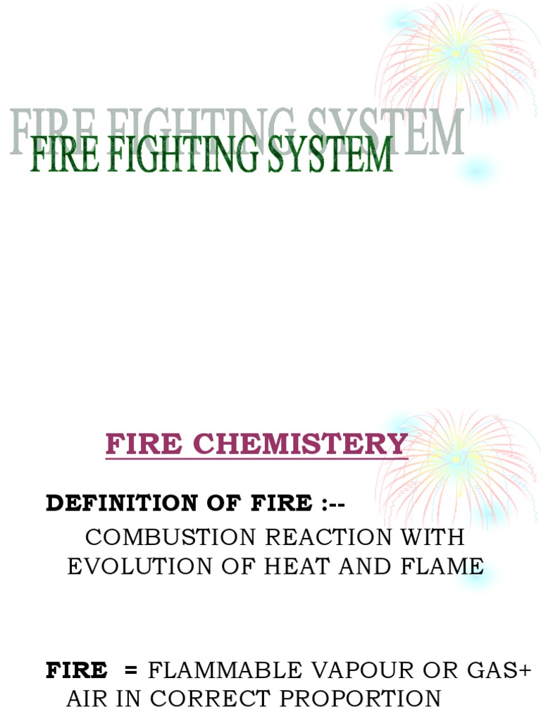 Fire Fighting System Overview | PDF | Fires | Combustion