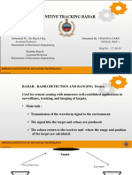 Cognitive Tracking Radar