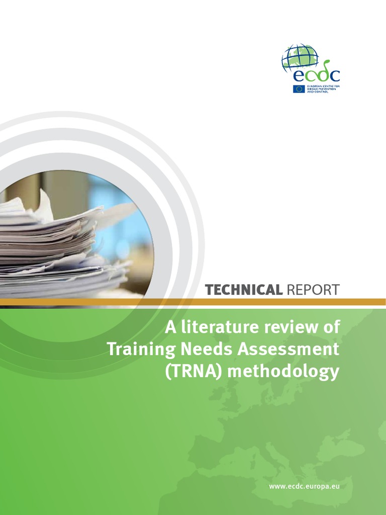 literature review of training needs