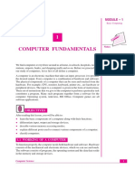 Computer Fundamentals: Module - 1