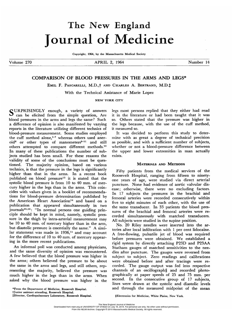 The New England Journal of Medicine | PDF | Wellness | Lifestyle