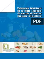 Valoración nutricional de la dieta española