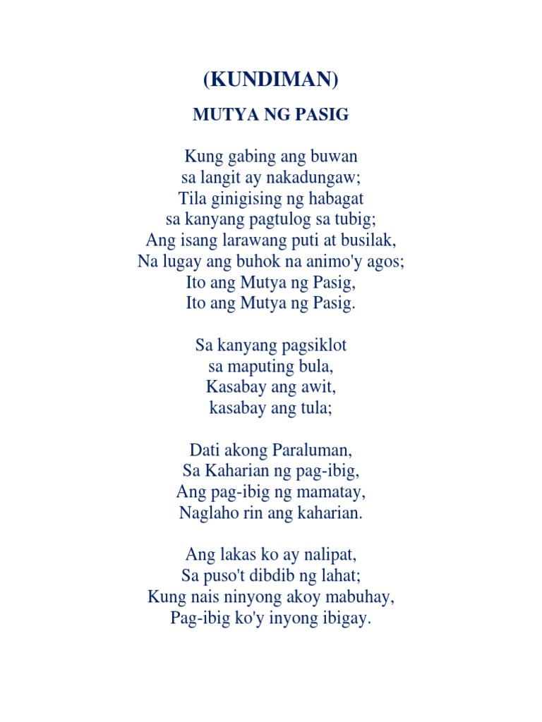 Awiting Bayan | PDF