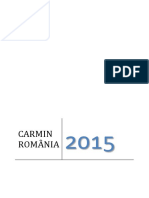 Consumul de Antibiotice, Rezistența Microbiană Și Infecții Nosocomiale În România - 2015