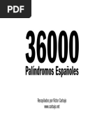Víctor Carbajo: 36.000 Palíndromos Españoles (2005) | PDF ...