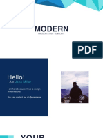 Modern Free Powerpoint Template