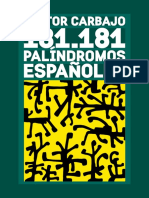 Víctor Carbajo: 181.181 Palíndromos Españoles (2017)