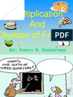 Multiplication and Division of Fractions