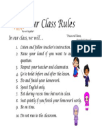 Our Class Rules 1