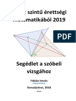Matematika Emelt Szobeli 2019 PDF
