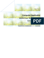 MBA Computer Applications Excel Presentation