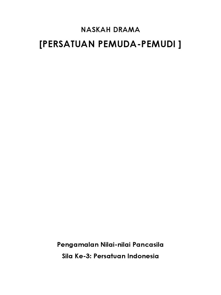 Naskah Drama Gotong Royong | PDF