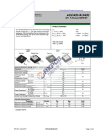 AOD403/AOI403: General Description Product Summary