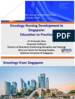 Oncology Nursing Development in Singapore: Education To Practice