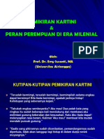Pemikiran Kartini & Peran Perempuan Di Era Milenial: 0leh: Prof. Dr. Emy Susanti, MA (Universitas Airlangga)