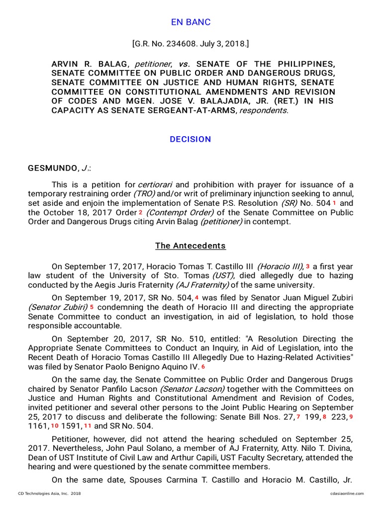 Balag v senate 2018 g r no 234608 pdf contempt of court mootness