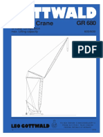 Crawler Crane GR 680