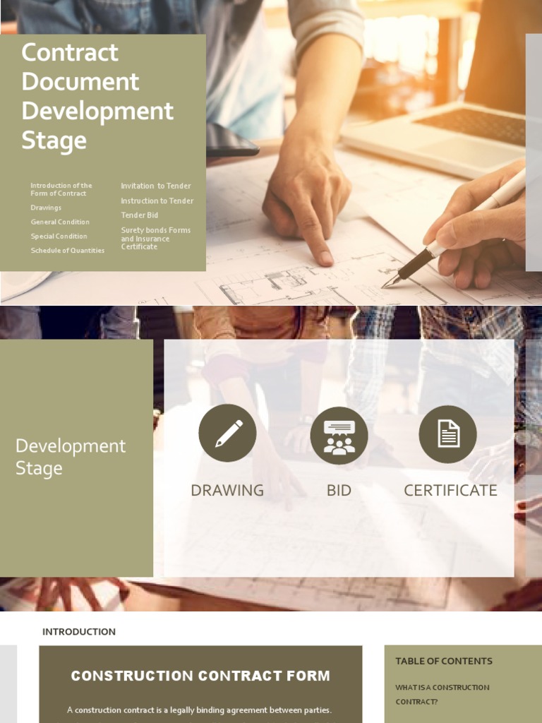 Contract Document Development Stage | PDF | Liquidated Damages ...