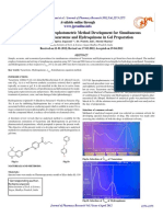 Validated UV Spectrophotometric Method Development For Simultaneous Estimation of Tazarotene and Hydroquinone in Gel Preparation