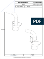 Support On Funnel For Pipes " - 4" NPS: Pipe Standard Supports