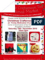 Chri Stmas Crafternoon Tea: PL Ease Come and J Oi N Us F or A Spot of