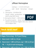 Klasifikasi Hemoptoe