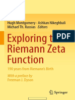 Exploring The Riemann Zeta Function: 190 Years From Riemann's Birth