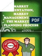 Market Orientation, Market Management, and The Marketing Planning Process