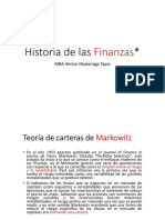 Historia de Las Finanzas