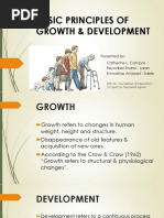 Basic Principles of Growth Development