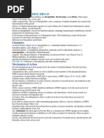 Methylxanthine Drugs: Chemistry