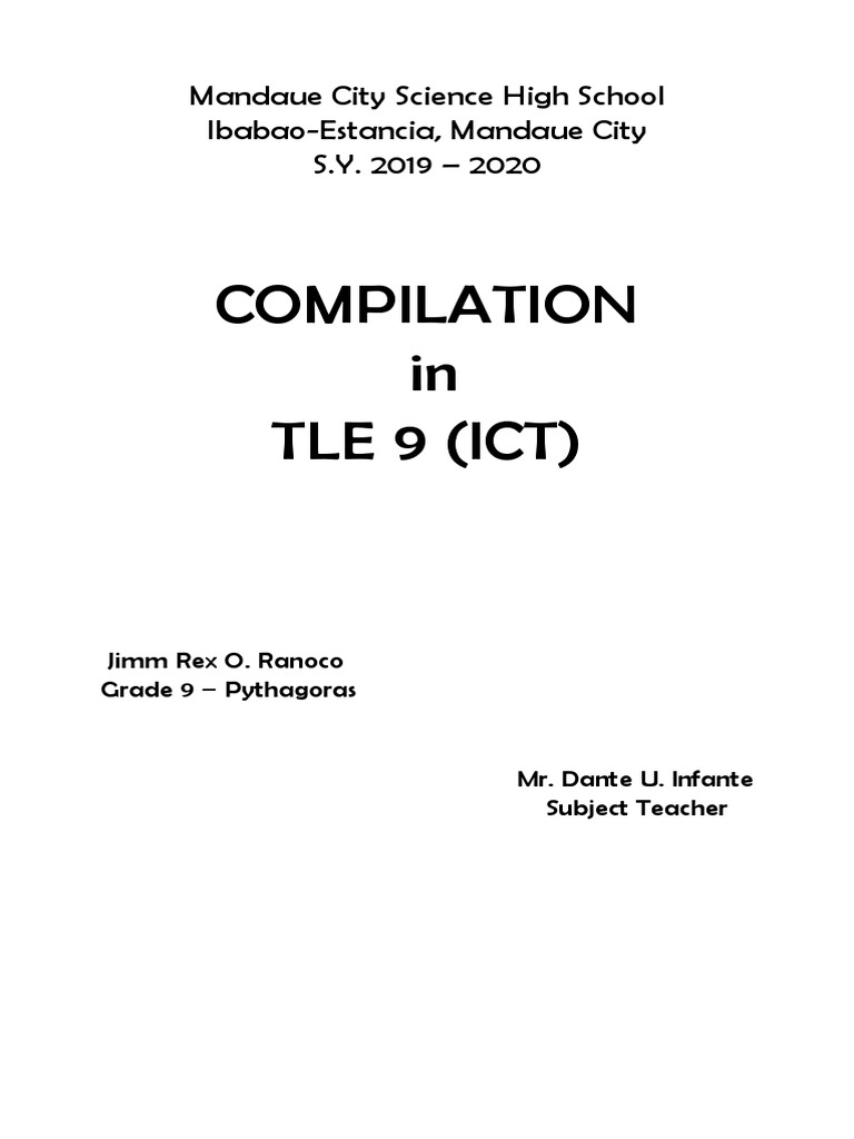 TLE Compilation | PDF