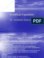 Analytical Exposition: By:Vandrektus Derek, A.Md